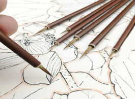 Foto van Huis inrichting 3pcs set metal head hook line fine paint brush chinese calligraphy pen art stationar