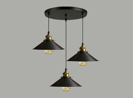 Foto van Lampen verlichting nordic restaurant office dining room chandelier 3 heads round long bar lighting f