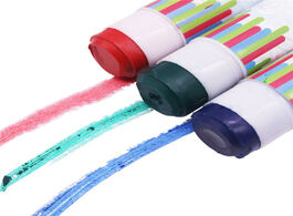 Foto van Kantoor school benodigdheden 1 pcs large capacity mark crayons green blue red solid colored sticks o