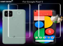 Foto van Telefoon accessoires for google pixel 5 5g gtt9q 6.0 clear tpu matte anti fingerprints hydrogel full