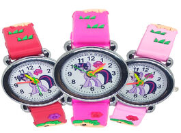 Foto van Horloge simple bracelet accessories kids watches lovely pony children students watch girls hot dress