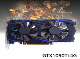 Foto van Computer 4g gtx960 multimedia gaming video graphics card with cooling fan hdmi vga dvi port pci expr