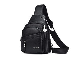 Foto van Tassen natural leather chest bag men messenger casual travel business shoulder digital storage cross