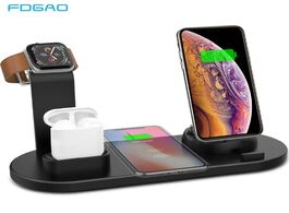 Foto van Telefoon accessoires fdgao 4 in 1 wireless charging stand for apple watch 6 5 3 2 iphone 11 x xs xr 