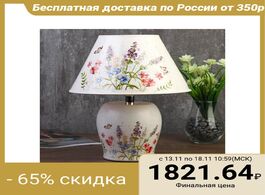 Foto van Lampen verlichting table lamp 6793948 1 e14 40w wildflowers 25x25x34 cm