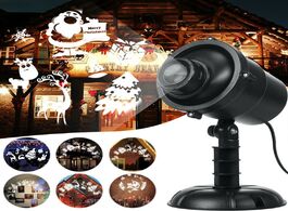 Foto van Lampen verlichting christmas led moving projector light xmas party outdoor landscape lamp rf protect