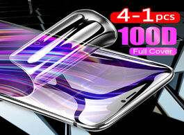 Foto van Telefoon accessoires 4 pcs 100d protective hydrogel film cover for iphone 11 pro 6 6s 8 7 plus xr x 