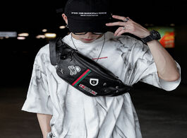 Foto van Tassen tidog individual badge fashion korean style all match cross body chest bag