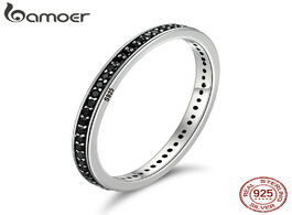 Foto van Sieraden 2020 top sale authentic 925 sterling silver 2 colors dazzling cz stackable rings for women 