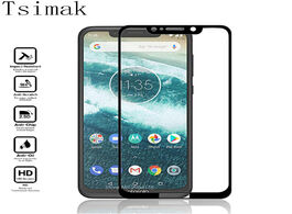 Foto van Telefoon accessoires tempered glass for motorola moto one screen protector power p40 note p30 play p