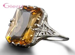 Foto van Sieraden trendy antique 925 sterling silver white zirconia ring rings for women gemstones wedding pu