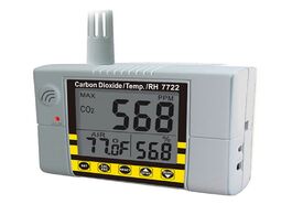 Foto van Beveiliging en bescherming us plug az7722 co2 gas detector with temperature and humidity test alarm 