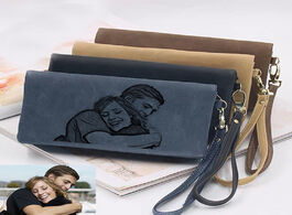 Foto van Tassen picture wallet high capacity fashion women wallets long dull polish pu leather female customi