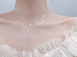 Foto van Sieraden fashion new 925 sterling silver o chain pendant necklace 0.3cm 0.4cm 0.5cm necklaces shiny 