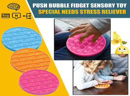 Foto van Speelgoed push bubble fidget squishy squeeze toy autism special needs stress reliever sensory toys f