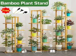 Foto van Meubels multi layer plant shelves bamboo potted stand rack multiple flower pot holder shelf indoor p
