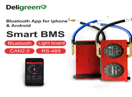 Foto van Elektronica deligreen smart bms 13s 80a 100a 120a lincm battery for 54.6v pack with bluetooth can lc