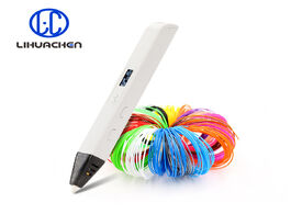 Foto van: Computer lihuachen rp800a 3d printing pen with oled display professional drawing for doodling art cr