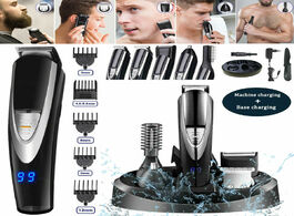 Foto van Huishoudelijke apparaten electric shaver grooming kit facial body hair for men beard wet dry shaving