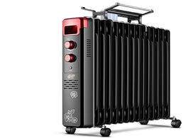 Foto van Huishoudelijke apparaten 1500w household electric oil heater 9 piece speed hot heating plate constan