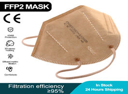 Foto van Beveiliging en bescherming ffp2 mask reusable kn95 mascarillas 5layer protective maske respirator du
