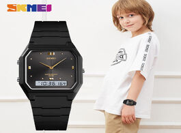 Foto van Horloge skmei children electronic quartz sports watches stopwatch 3 time calendar 5bar waterproof cl
