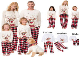 Foto van Baby peuter benodigdheden family matching outfits clothing christmas pajamas set xmas mother and dau
