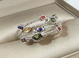 Foto van Sieraden genuine 925 sterling silver rings for women hollow engagement ring bijoux bague gift weddin