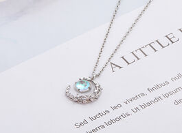 Foto van Sieraden new fashion women jewelry crescent pendant moon necklace 925 sterling silver best quality