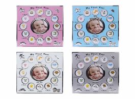 Foto van Baby peuter benodigdheden photo frame my first year picture 12 months kids birthday gift home decora