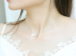 Foto van Sieraden 2020 romantic 925 sterling silver minimalist butterfly choker pendant necklace for women an