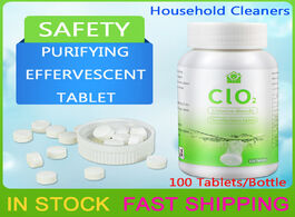 Foto van Huis inrichting 100tabs clo2 purifying effervescent tablet household cleaning 84 disinfection cleans