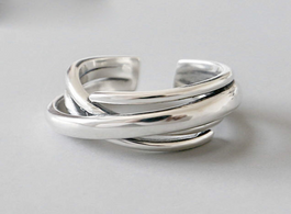 Foto van Sieraden vintage 925 sterling silver geometric irregular rings for women wedding adjustable antique 