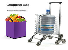 Foto van Huis inrichting b life lightweight shopping cart with reusable removable bag compact standing fold h