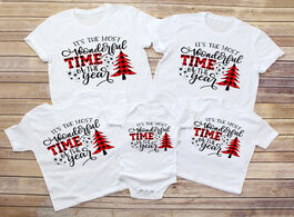 Foto van Baby peuter benodigdheden 1pcs the most wonderful time of year family matching christmas t shirt rom