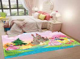 Foto van Baby peuter benodigdheden 3d cartoon princess living room carpet rectangle kids rug bedroom bedside 