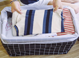 Foto van Tassen new foldable portable clothes storage bag waterproof laundry basket for kids toy 100l quilt l