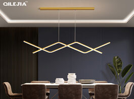 Foto van Lampen verlichting luxury chandelier modern restaurant golden black bar table lamp nordic creative m