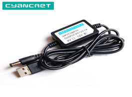 Foto van Elektronica usb charging cable with booster module line to dc 5.5mm x 2.1mm 5v boost 9v or 12v for p