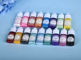 Foto van Sieraden 17color set solid colorant epoxy liquid resin pigments for diy crafts jewelry making access