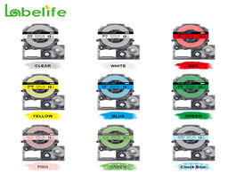 Foto van Computer labelife ss12kw ss9kw label tapes compatible for epson lw 300 400 600p 700 printer black on