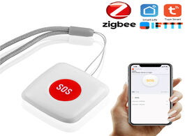 Foto van Beveiliging en bescherming tuya zigbee sos button smart wireles sensor alarm elderly waterproof emer
