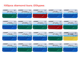 Foto van Schoonheid gezondheid azdent 20 boxes 100pcs dental diamond burs for high speed handpiece medium fg 