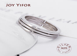 Foto van Sieraden genuine 925 sterling silver rings for women 3 layered adjustable vantage minimalist thin ci