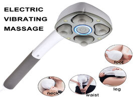 Foto van Schoonheid gezondheid electric handheld massager four head machine full body neck vertebra back musc
