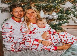 Foto van Baby peuter benodigdheden liligirl family matching christmas pajamas clothes set 2019 mommy and me s