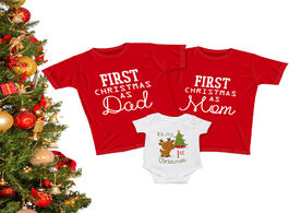 Foto van Baby peuter benodigdheden 1 pc first christmas family outfits dad mom son daughter matching clothes 