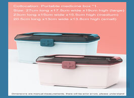 Foto van Huis inrichting portable first aid kit large medical box storage bins doublelayer medicine container