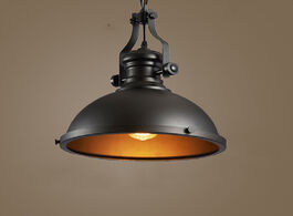 Foto van Lampen verlichting black retro industrial vintage pendant lamp chain loft dinging ceiling hanging li