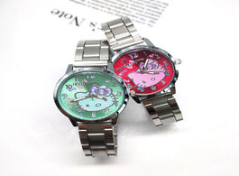Foto van Horloge 2020 new lovely kt kids watch with stainless steel band cute girls boy student chrismas and 